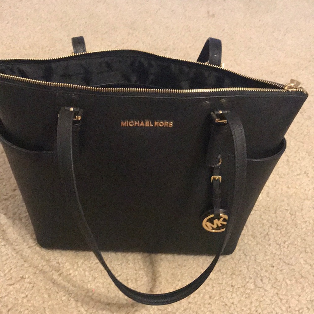 Black Michael Kors black purse